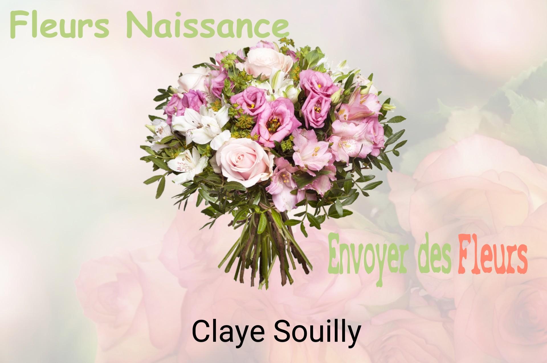 Bouquet de fleurs de naissance livré à Claye-Souilly